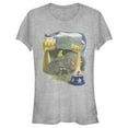 thumbnail image 1 of Junior's Dumbo Timothy Circus Tent Retro Portrait Graphic Tee Athletic Heather Large, 1 of 3