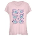 thumbnail image 1 of Junior's Dungeons & Dragons Pastel Floral Dice  Graphic Tee Light Pink Small, 1 of 3