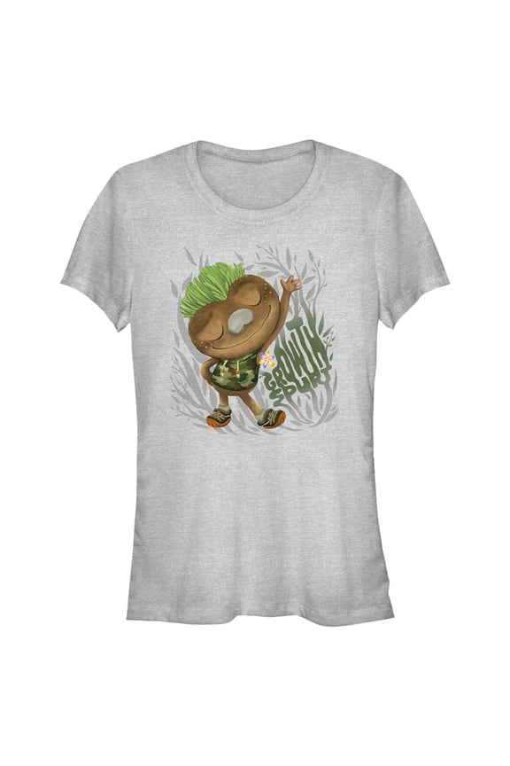 Junior's Elemental Clod Growth Spurt Graphic Tee Athletic Heather Medium