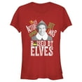 thumbnail image 1 of Junior's Elf Buddy Human Raised By Elves Graphic Tee Red Small, 1 of 2