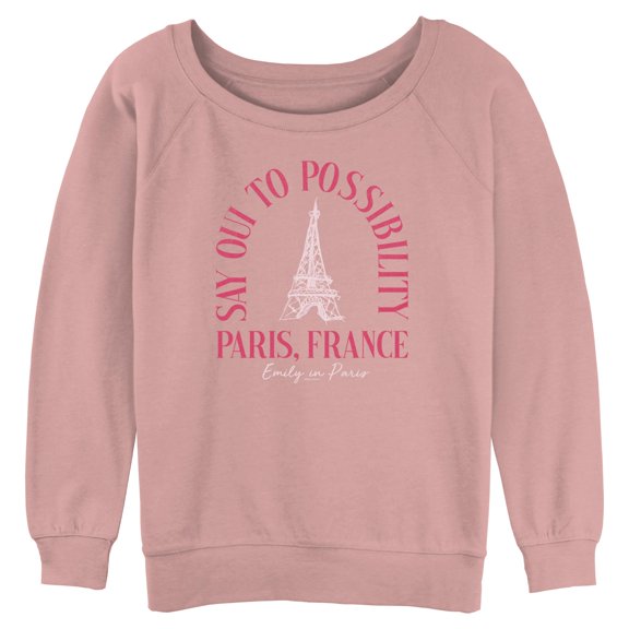 Junior's Emily in Paris Say Out To Possibility Sweatshirt