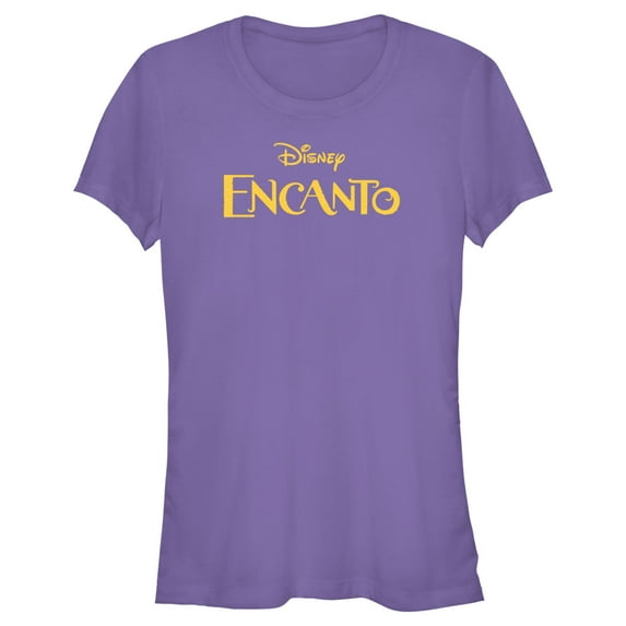 Junior's Encanto Classic Logo Graphic Tee Purple Small