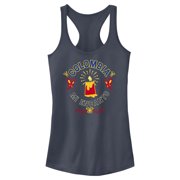 Junior's Encanto Colombia Mi Encanto Candle Racerback Tank Top Indigo Medium