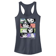Junior's Encanto Family Box Up Racerback Tank Top Indigo Medium