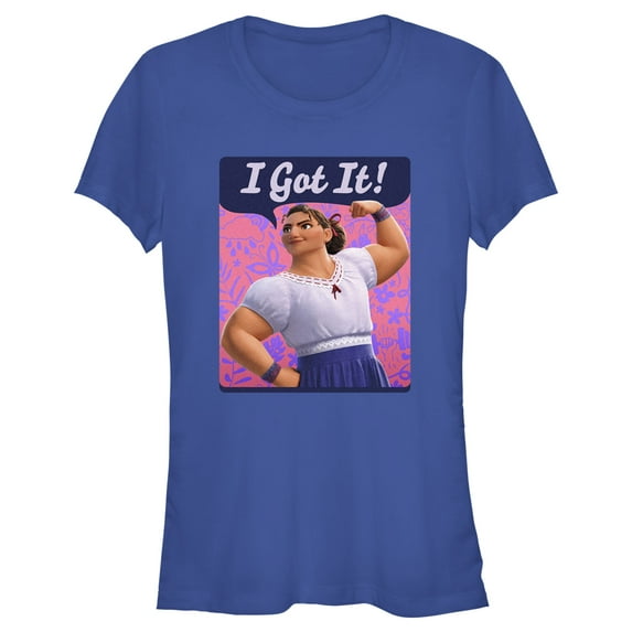 Junior's Encanto Luisa I Got It! Graphic Tee Royal Blue Large