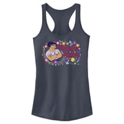 Juniors Encanto Luisa Middle Sister with Flower Racerback Tank Top Indigo Small