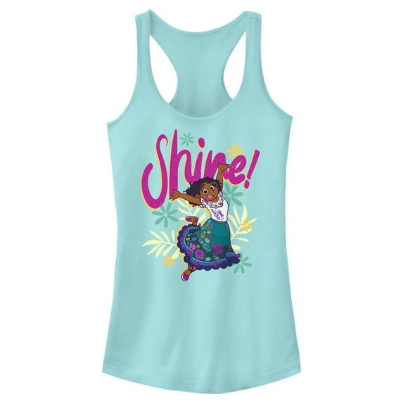 Junior's Encanto Mirabel Shine! Racerback Tank Top Cancun Medium