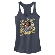 Juniors Encanto Mirabel Un Regalo Magico Racerback Tank Top Indigo Medium