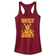 thumbnail image 1 of Junior's Encanto Pepa Best Aunt Motto  Racerback Tank Top Scarlet 2X Large, 1 of 4
