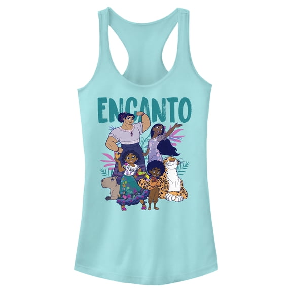 Junior's Encanto The Family With Magical Gifts Racerback Tank Top Cancun Small