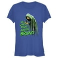 thumbnail image 1 of Junior's Encanto We Don't Talk About Bruno Green Text  Graphic Tee Royal Blue 2X Large, 1 of 3