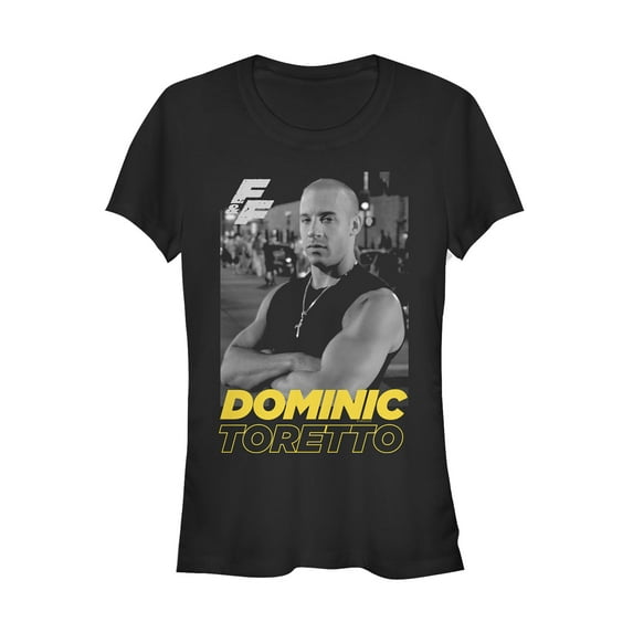 Junior's Fast & Furious Dom at the Races Graphic Tee Black Small