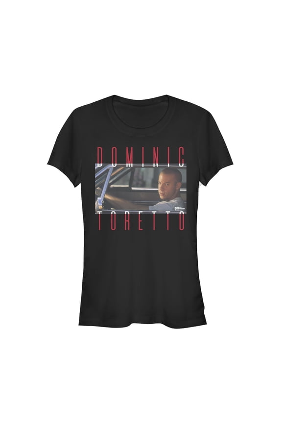 Junior's Fast & Furious Toretto Scene Graphic Tee Black Medium