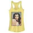 thumbnail image 1 of Junior's Ferris Bueller's Day Off Signed Sloane Portrait  Racerback Tank Top Banana X Large, 1 of 3