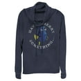 thumbnail image 1 of Junior's Finding Dory Merry Christmas Something  Cowl Neck Sweatshirt Navy Blue Small, 1 of 3