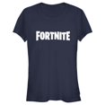 thumbnail image 1 of Junior's Fortnite Classic White Logo Graphic Tee Navy Blue 2X Large, 1 of 3