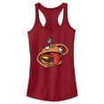 thumbnail image 1 of Junior's Fortnite Durr Burger Racerback Tank Top Scarlet 2X Large, 1 of 4