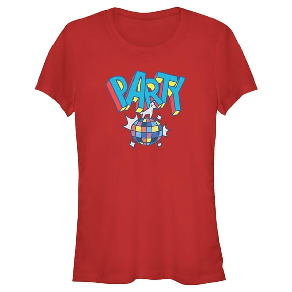 Junior's Fortnite Loot Drop Party Llama Graphic Tee Red Large