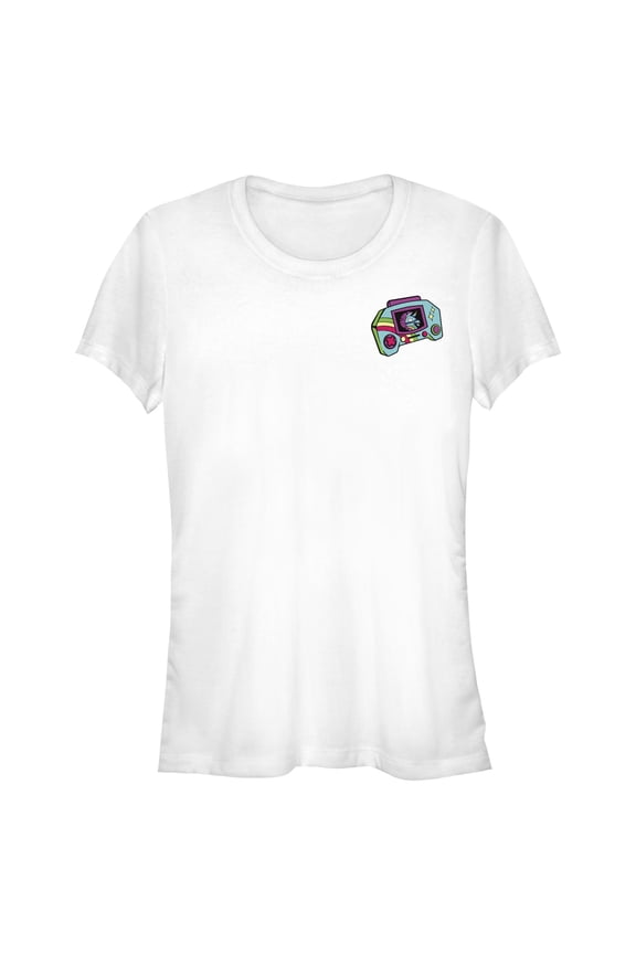 Junior's Fortnite Rainbow Smash Handheld Console  Graphic Tee White 2X Large