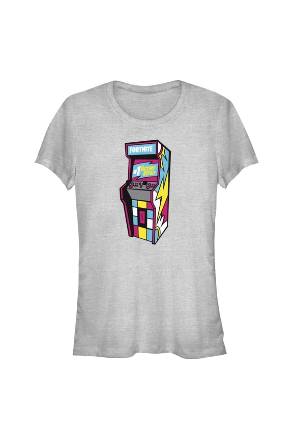 Junior's Fortnite Retro #1 Victory Royale Arcade  Graphic Tee Athletic Heather X Large