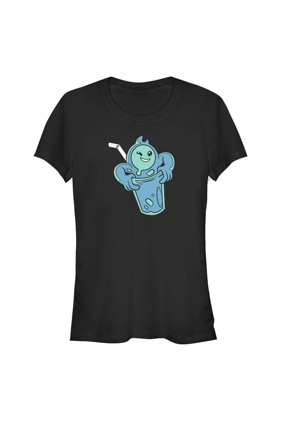 Junior's Fortnite Rippley Slurp Graphic Tee Black Medium
