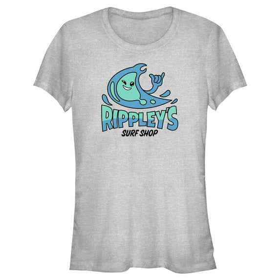 Junior's Fortnite Rippley's Surf Shop Graphic Tee Athletic Heather Small