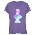 thumbnail image 1 of Junior's Fortnite Skull Trooper All Hail Glow  Graphic Tee Purple X Large, 1 of 3