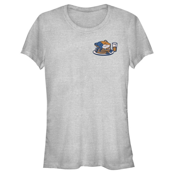 Junior's Fortnite Small Meowscles Pancakes Graphic Tee Athletic Heather Small