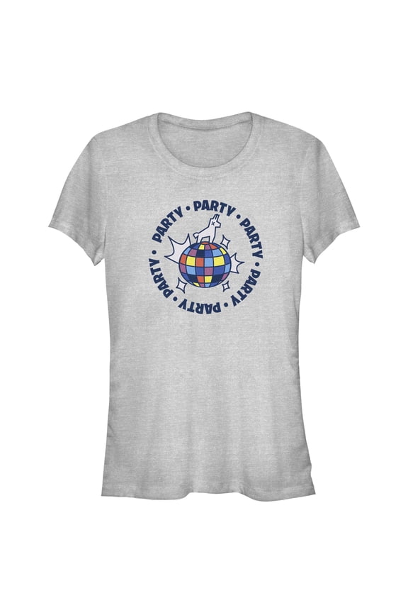 Junior's Fortnite Supply Llama Disco Party  Graphic Tee Athletic Heather 2X Large