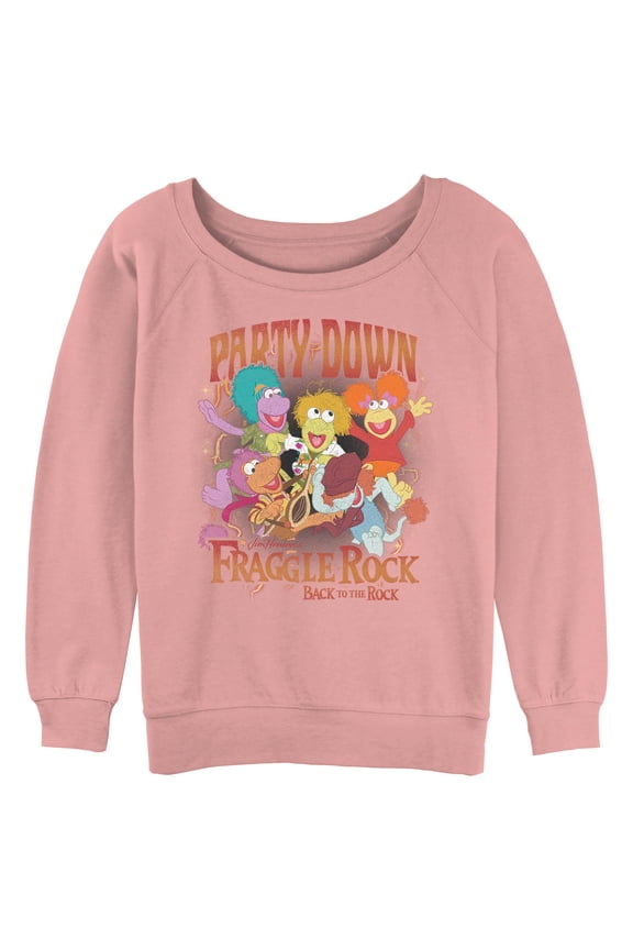 Junior's Fraggle Rock Party Down Sweatshirt