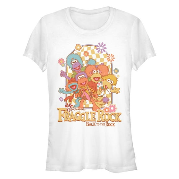 Junior's Fraggle Rock Retro Creatures  Graphic T-Shirt