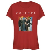 Juniors Friends Group Geometric Pose Graphic T-Shirt