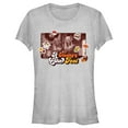 thumbnail image 1 of Junior's Friends It Tastes Like Feet Thanksgiving Icons Scene Graphic T-Shirt, 1 of 3