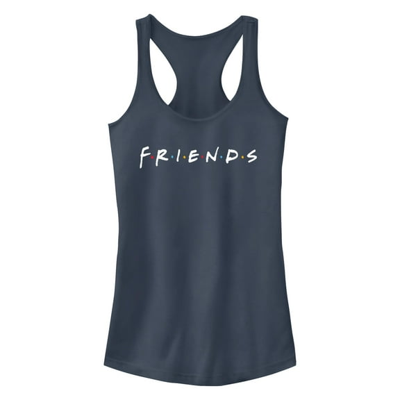 Junior's Friends Simple Logo  Racerback Tank Top