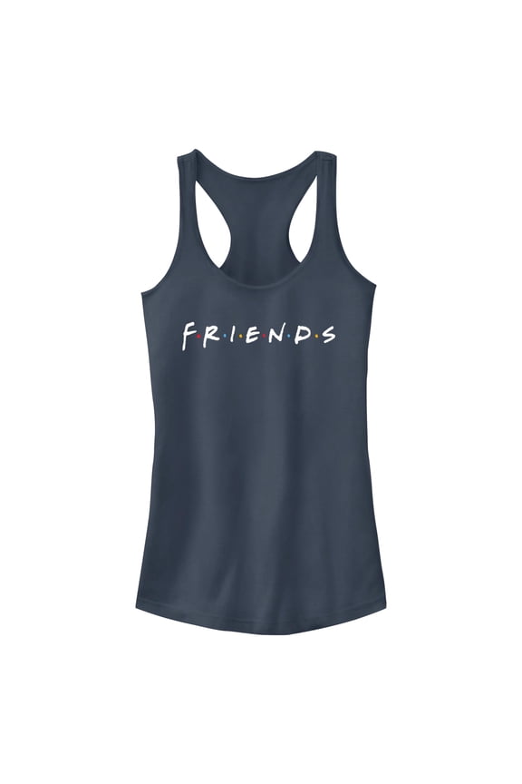 Junior's Friends Simple Logo  Racerback Tank Top