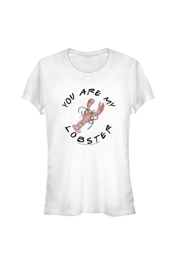 Junior's Friends You Are My Lobster Quote  Graphic T-Shirt