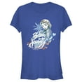 thumbnail image 1 of Junior's Frozen 2 Elsa Believe Watercolor  Graphic Tee Royal Blue Small, 1 of 2