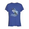 thumbnail image 1 of Junior's Frozen 2 Elsa Horse Water Spirit  Graphic Tee Royal Blue X Large, 1 of 2