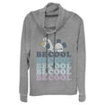 thumbnail image 1 of Junior's Frozen 2 Olaf Be Cool Cowl Neck Sweatshirt Gray Heather 3X Large, 1 of 4