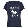 thumbnail image 1 of Junior's Frozen 2 Olaf Warm Hugs  Graphic Tee Navy Blue Small, 1 of 2