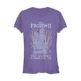 thumbnail image 1 of Junior's Frozen 2 Vintage Journey Connects  Graphic Tee Purple Small, 1 of 2