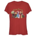 thumbnail image 1 of Junior's Frozen Happy Harvest Graphic Tee Red X Large, 1 of 3
