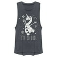 thumbnail image 1 of Junior's Frozen Olaf So Cool  Festival Muscle Graphic Tee Denim Blue Heather Small, 1 of 3