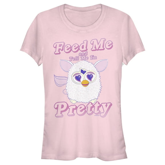 Junior's Furby Tell Me I'm Pretty  Graphic T-Shirt