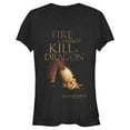 thumbnail image 1 of Junior's Game of Thrones Fire Cannot Kill A Dragon  Graphic Tee Black Small, 1 of 2