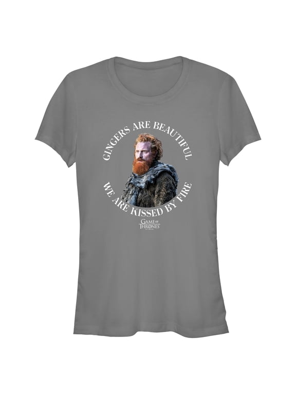 Junior's Game of Thrones Tormund Gingers are Beautiful Graphic Tee Charcoal X Large
