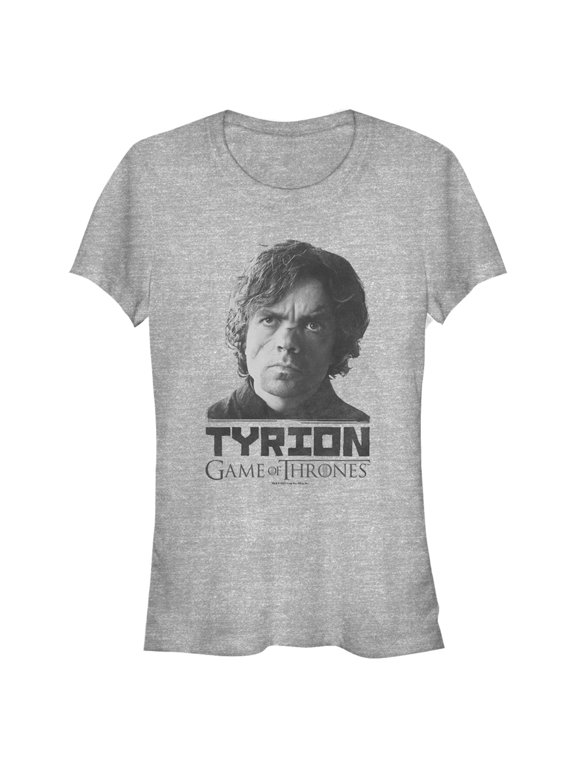 Junior's Game of Thrones Tyrion Lannister Portrait Graphic Tee Athletic Heather Large