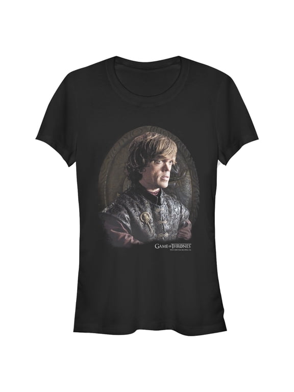 Junior's Game of Thrones Tyrion Portrait Graphic Tee Black X Large