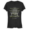thumbnail image 1 of Junior's Game of Thrones Win or Die Rules  Graphic Tee Black 2X Large, 1 of 2