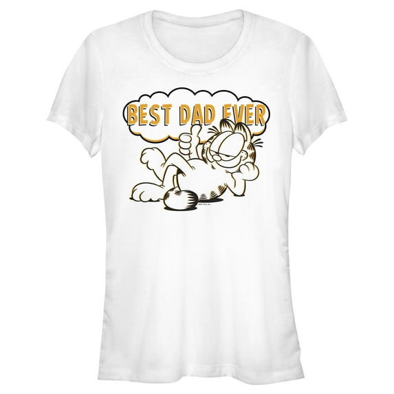 Junior's Garfield Best Dad Ever Graphic T-Shirt